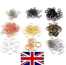 3-8mm Jump Rings Metal DIY Jewelry Findings Open Single Jewellery Split UK