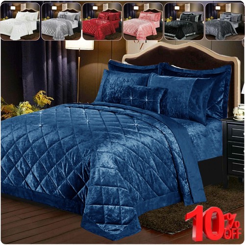 Diamante quilted crushed - diamante,