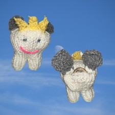 TOOTH FAIRY WITH POCKET knitting  patterns 