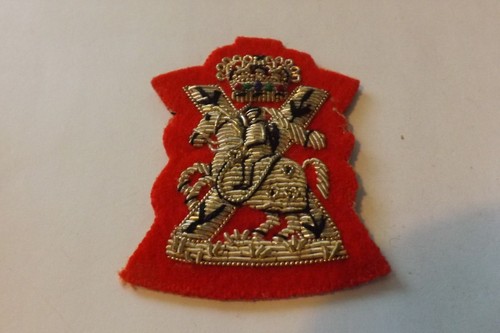 Military cloth bullion badge - military, cloth/bullion