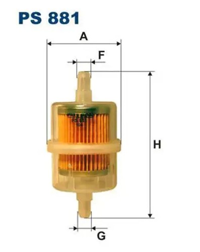 Fuel filter line ps - in-line,