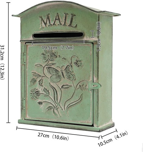 Wall mount mailbox letter - letter, box
