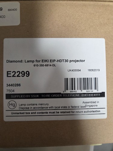 Lamp for eiki eip - lamp, eip-hdt30