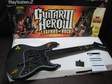 PS2 Guitar Hero III KRAMER Wireless *GUITAR ONLY* Playstation Rockband - BOXED