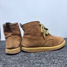 Gucci Tan Suede Chukka Boots