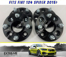 Fits Fiat Wheel Spacers 20mm 30mm Black 124 Spider 2015 Onwards 4x100 54.1 x 4
