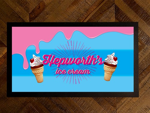 Personalised ice cream - cream, van
