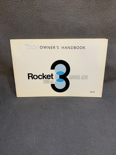 Bsa a75 owners handbook rocket - bsa,