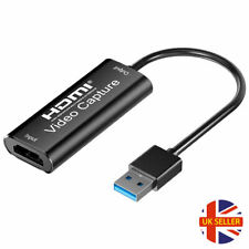 Video Capture Card HDMI To USB Full HD 1080P Recorder For Game/Live Streaming UK