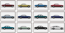FRIDGE MAGNET - JAGUAR XJ