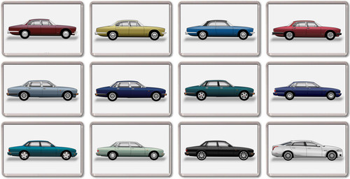 Fridge magnet jaguar xj - fridge,