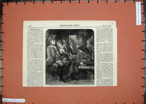 Original old antique - antique, print