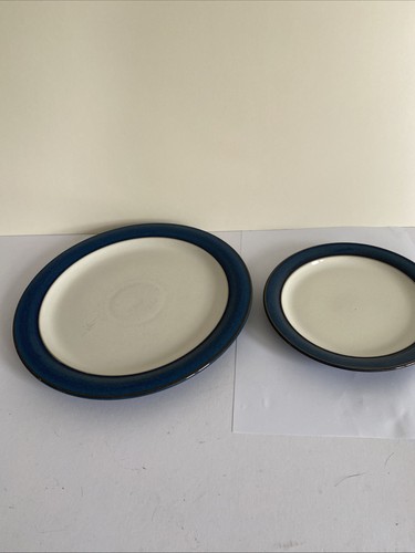 Denby boston blue dinner - blue, plate