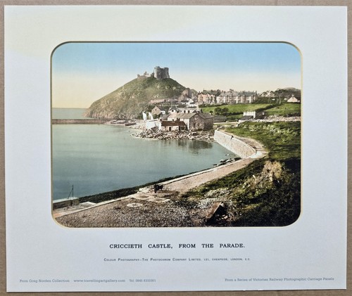 Criccieth castle from parade - criccieth,