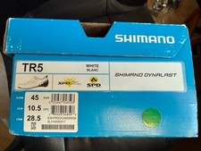 Shimano TR5 Triathlon Bike Shoes Size EU 45 White