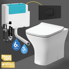 Square Back to Wall Toilet WC