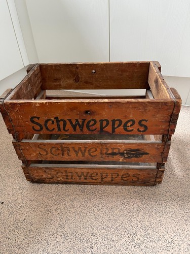 Vintage wooden crate - wooden, deposit