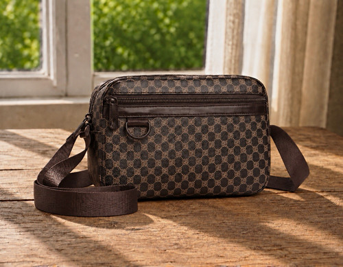 Brown monogram canvas - monogram,