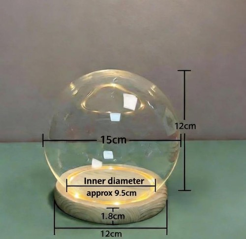 Luminous glass dome display - luminous,