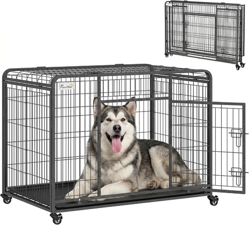 Pawhut metal dog cage - cage, kennel