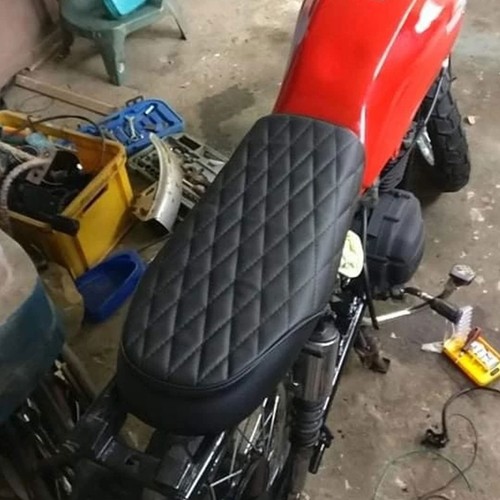 Motorcycle cafe racer seat - motorcycle,