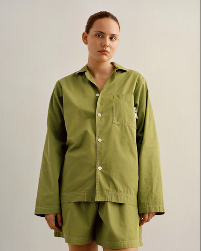 Stussy tekla poplin ls - x,