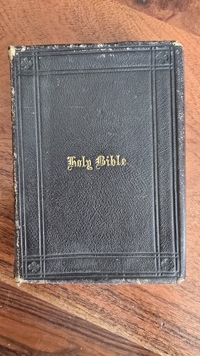 1868 holy bible - british, &