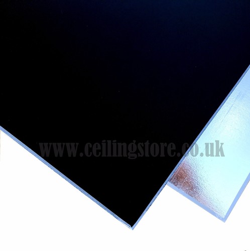 Black vinyl suspended - vinyl, ceiling