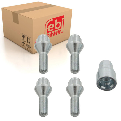 Locking wheel nut bolt kit - nut,