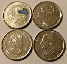 CANADA 25 Cents Coins - Quarters - Flanders Field, 2023 King Charles III Olympic