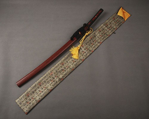 Silk samurai sword bag - sword, kung