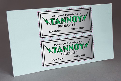 Pre cut tannoy products - pre,