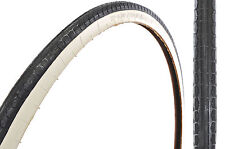 PAIR (2) 27 X 1 1/4" WHITE WALL TYRES SUIT FIXIE/ROAD OR RACING/SPORTS BIKE RARE
