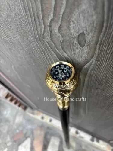 Antique brass round victorian