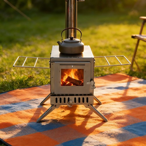 Large hot tent - hot, stove