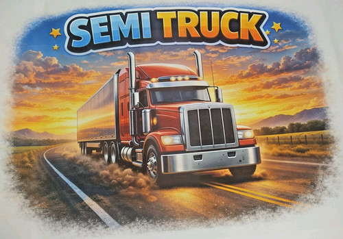 Semi truck boys - boys, pillowcase