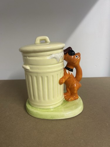 70s vtg ceramic dusty - dusty, bin