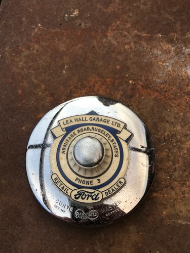 Vintage ford tax - disc, holder