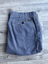 Meyer Hobart Men’s Chinos Trousers Grey Size 36W 32L Premium German Brand