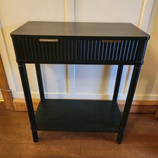 Black Wooden Console Table