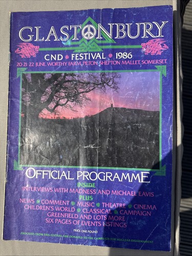 Glastonbury 1986 official - glastonbury,