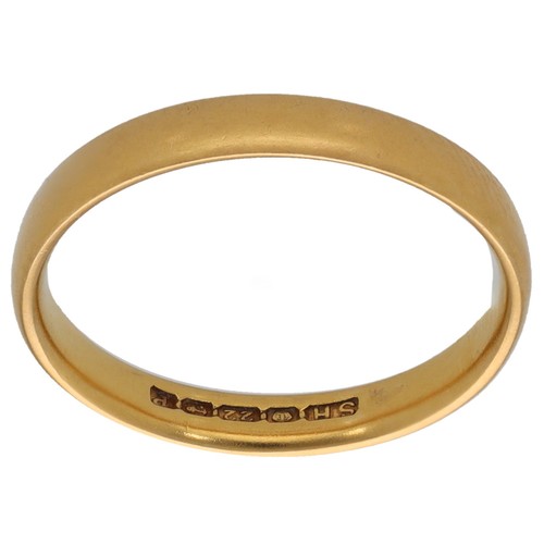 22ct gold ring - 2.53g, wedding