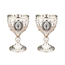 2Pcs 30ml Wine Glasses Vintage