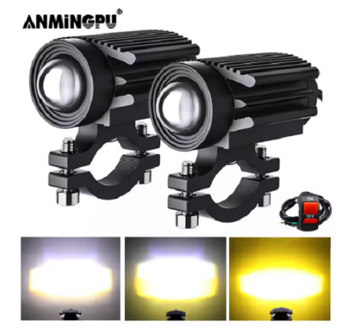 Pair 100w motorcycle headlight - pair,