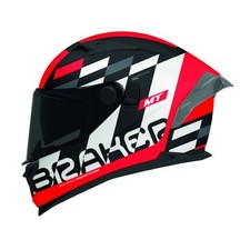 MT BRAKER SV FULL FACE 22.06 DUAL VISOR MOTORCYCLE HELMET INOX FOSTER CROSSOVER