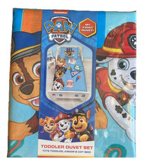 Paw Patrol Hi Toddler Duvet Cover & Pillowcase Set Fits Toddler Junior & Cot Bed