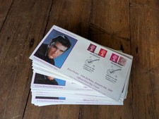 100 X Job Lot FDC (first day covers) Elvis Presley 1985. Bundle Stamps.