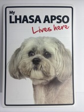 Dog Sign My Lhasa Apso Lives