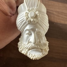 VINTAGE MEERSCHAUM SULTAN WITH TURBAN PIPE