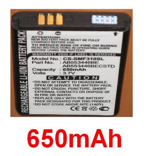 Battery 650mah type ab553446be - battery,